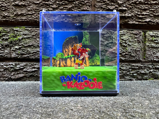 BANJO-KAZOOIE - 3D Game Cube Diorama