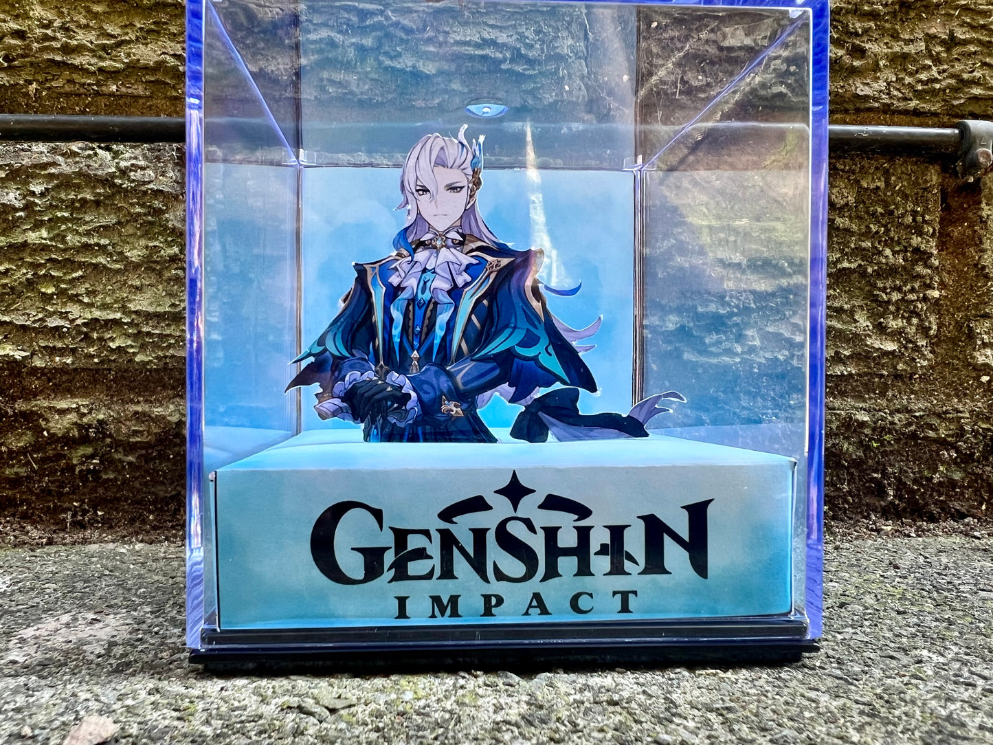GENSHIN IMPACT - Neuvillette - 3D Game Cube Diorama