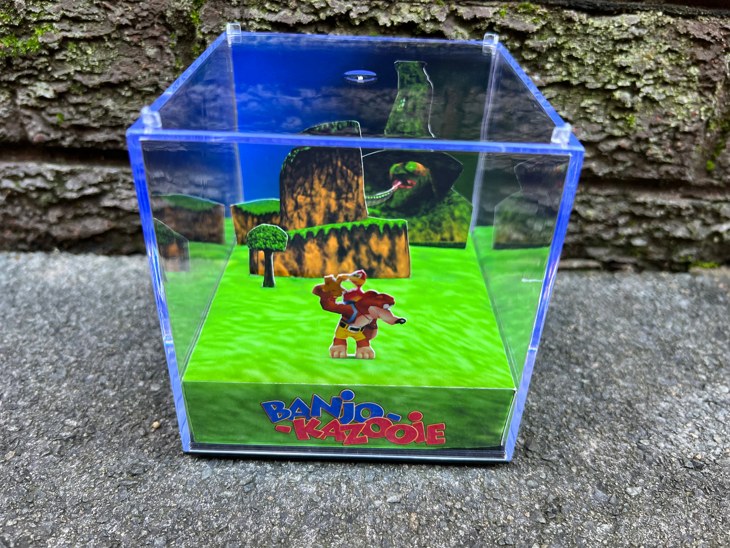 BANJO-KAZOOIE - 3D Game Cube Diorama