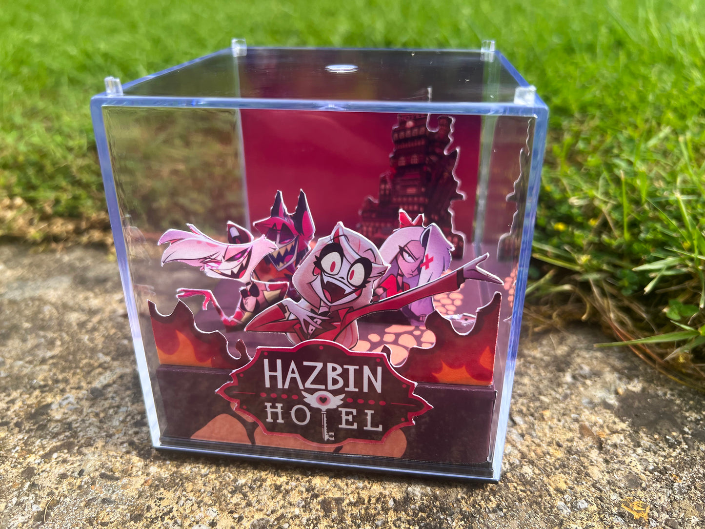 HAZBIN HOTEL - 3D Game Cube Diorama