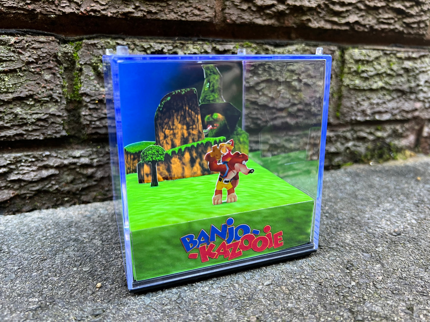 BANJO-KAZOOIE - 3D Game Cube Diorama