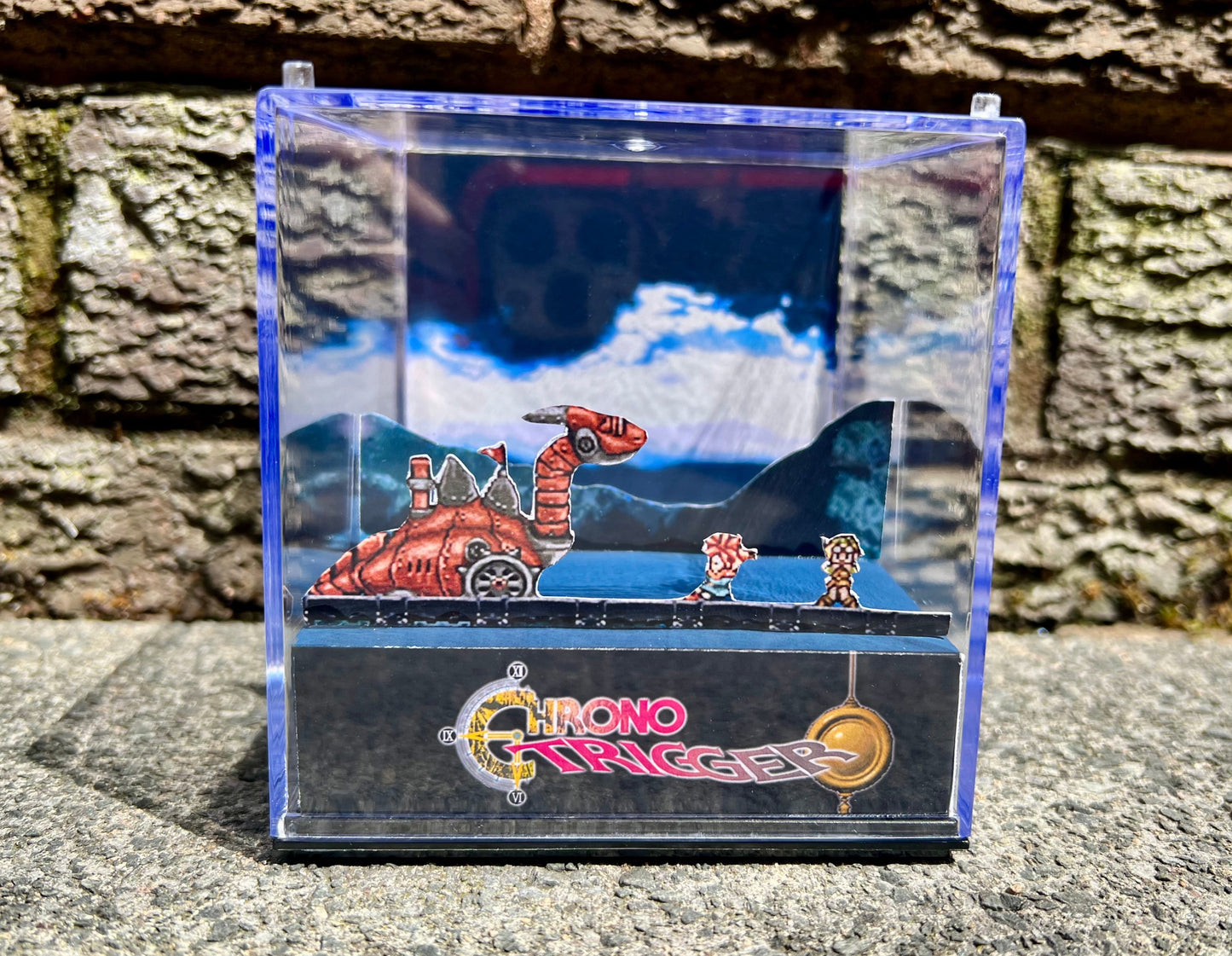 CHRONO TRIGGER - Dragon Tank Battle - 3D Game Cube Diorama