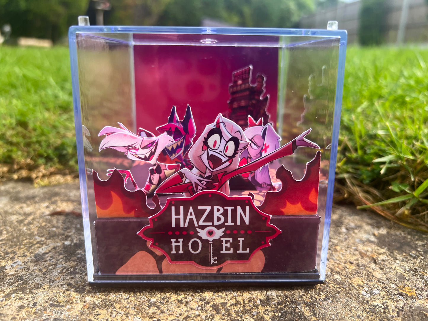 HAZBIN HOTEL - 3D Game Cube Diorama