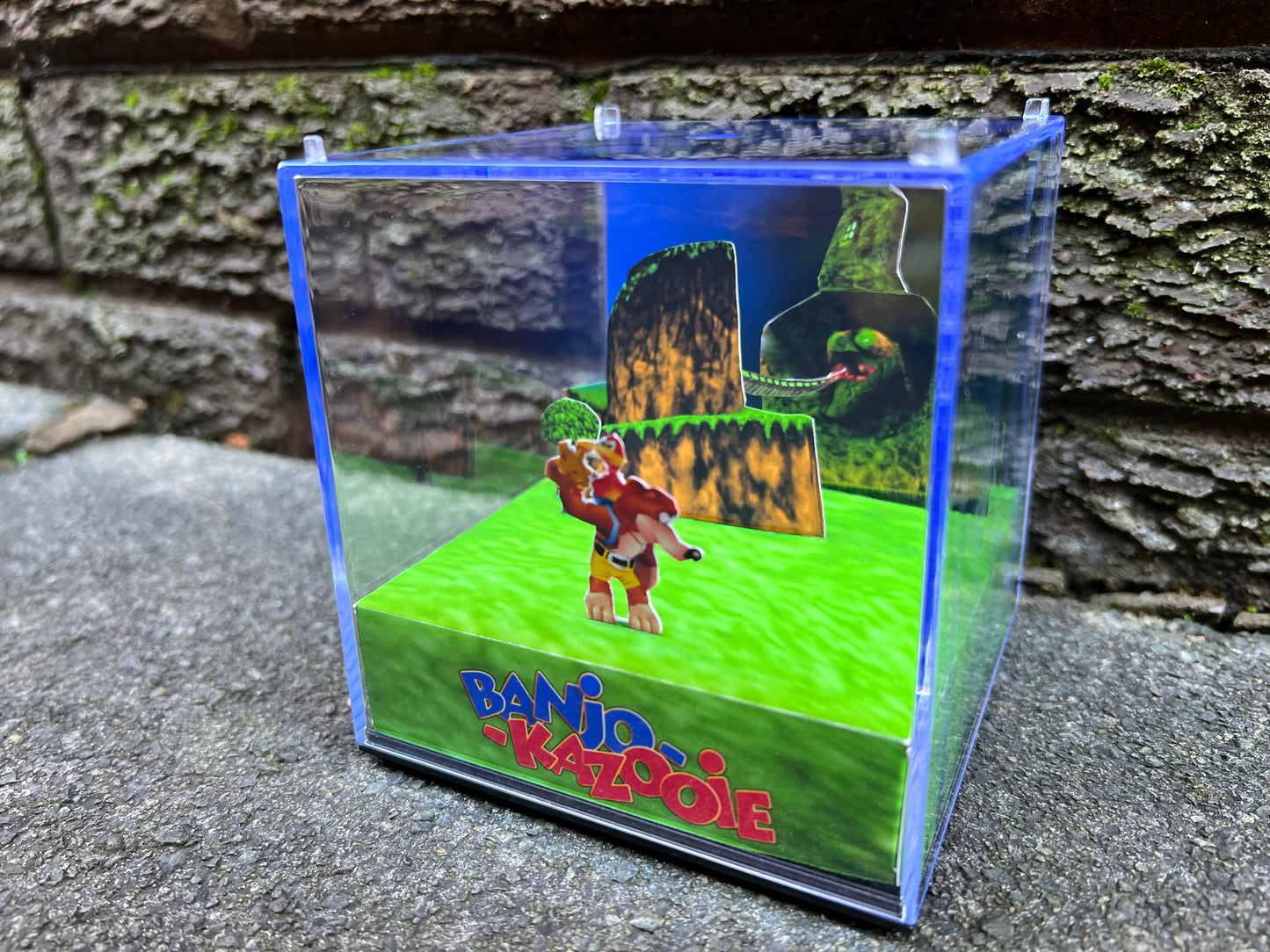 BANJO-KAZOOIE - 3D Game Cube Diorama