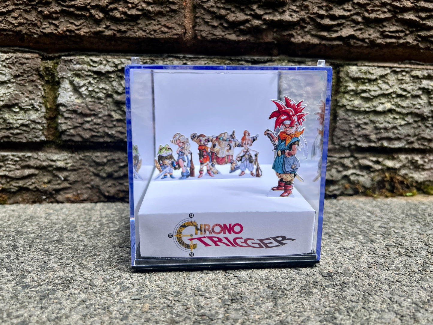 CHRONO TRIGGER - Cover Art Scene - 3D Game Cube Diorama