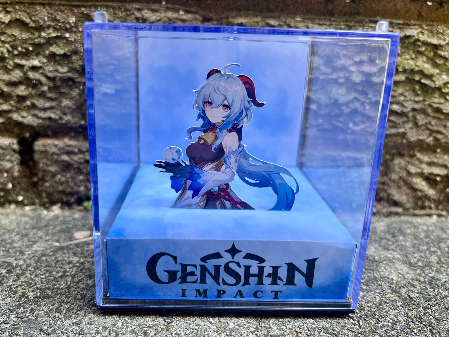 GENSHIN IMPACT - Ganyu - 3D Game Cube Diorama