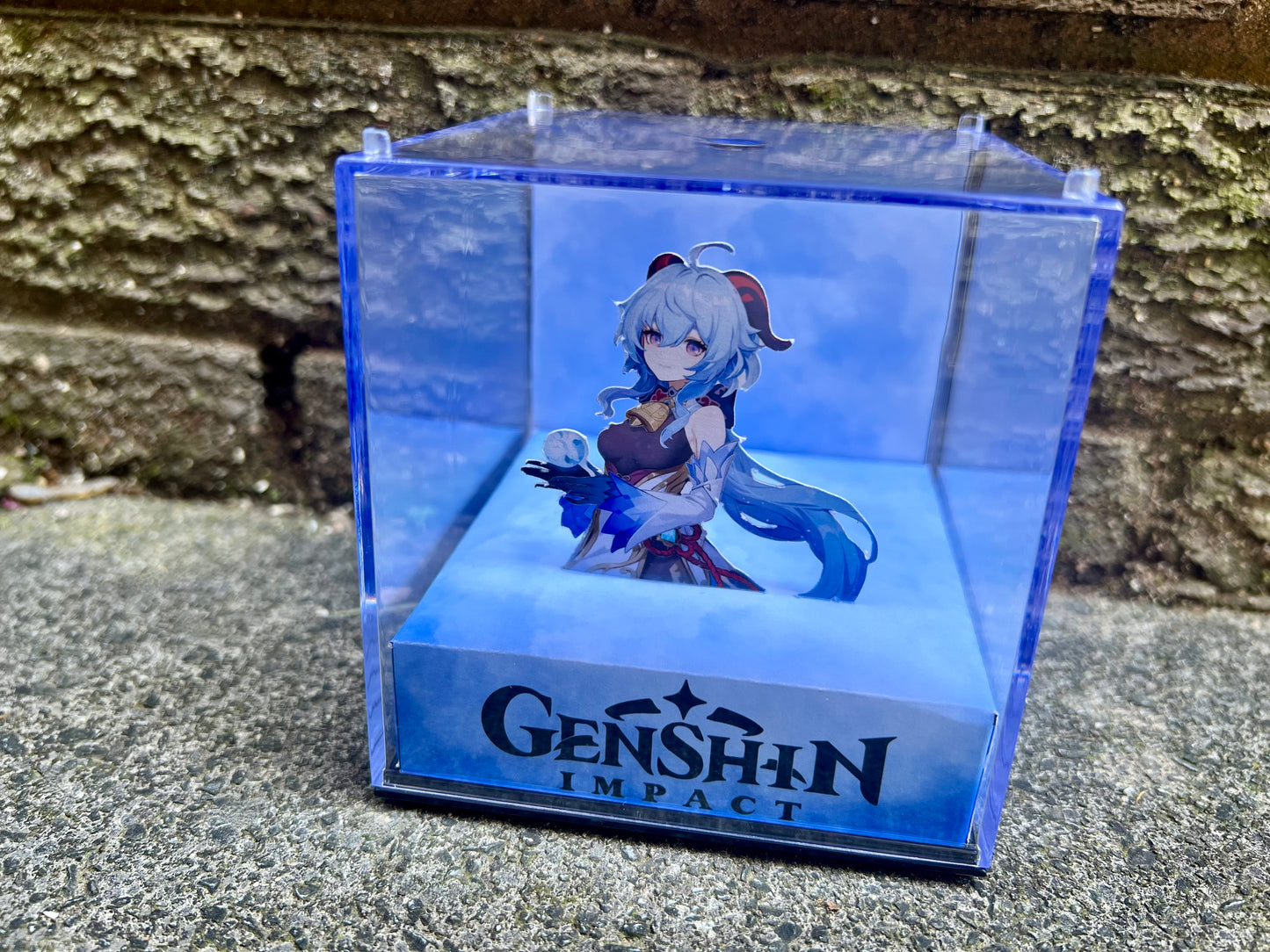 GENSHIN IMPACT - Ganyu - 3D Game Cube Diorama