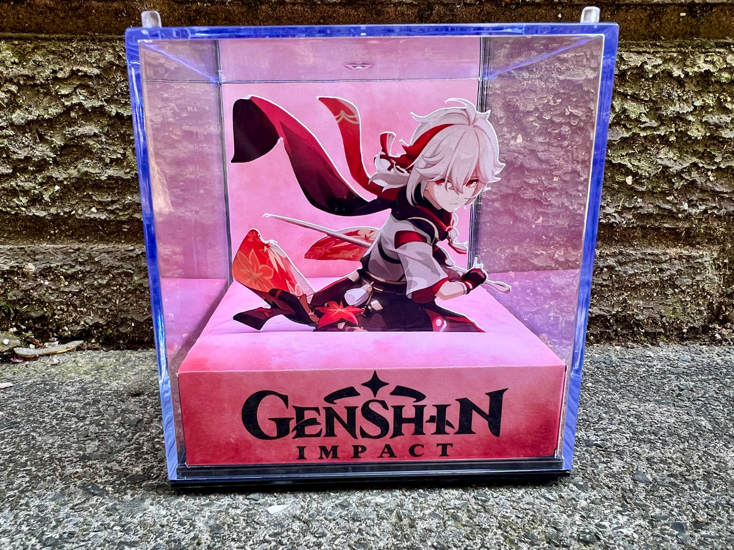 GENSHIN IMPACT - Kaedehara Kazuha - 3D Game Cube Diorama