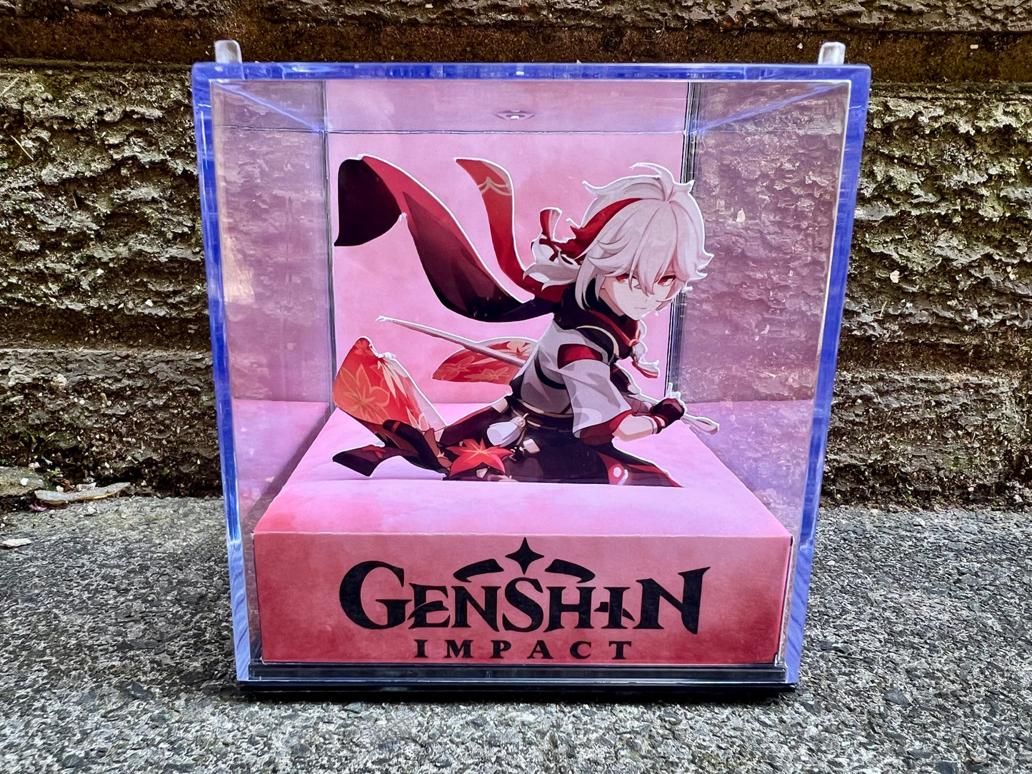 GENSHIN IMPACT - Kaedehara Kazuha - 3D Game Cube Diorama