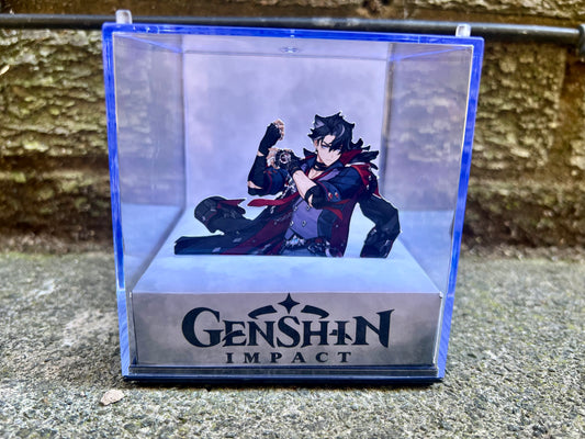 GENSHIN IMPACT - Wriothesley - 3D Game Cube Diorama