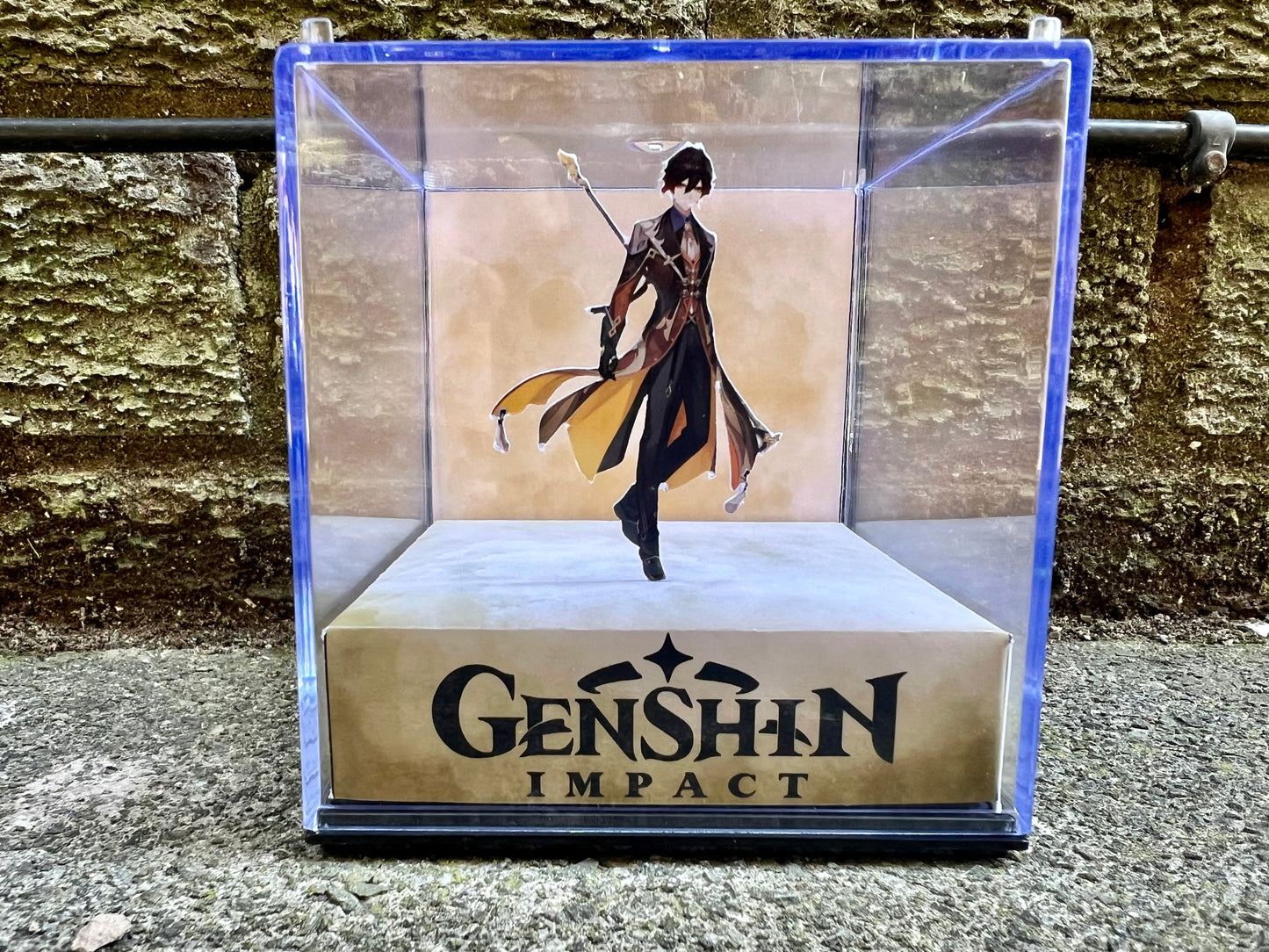 GENSHIN IMPACT - Zhongli - 3D Game Cube Diorama