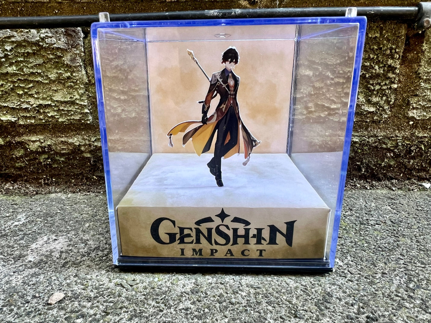 GENSHIN IMPACT - Zhongli - 3D Game Cube Diorama