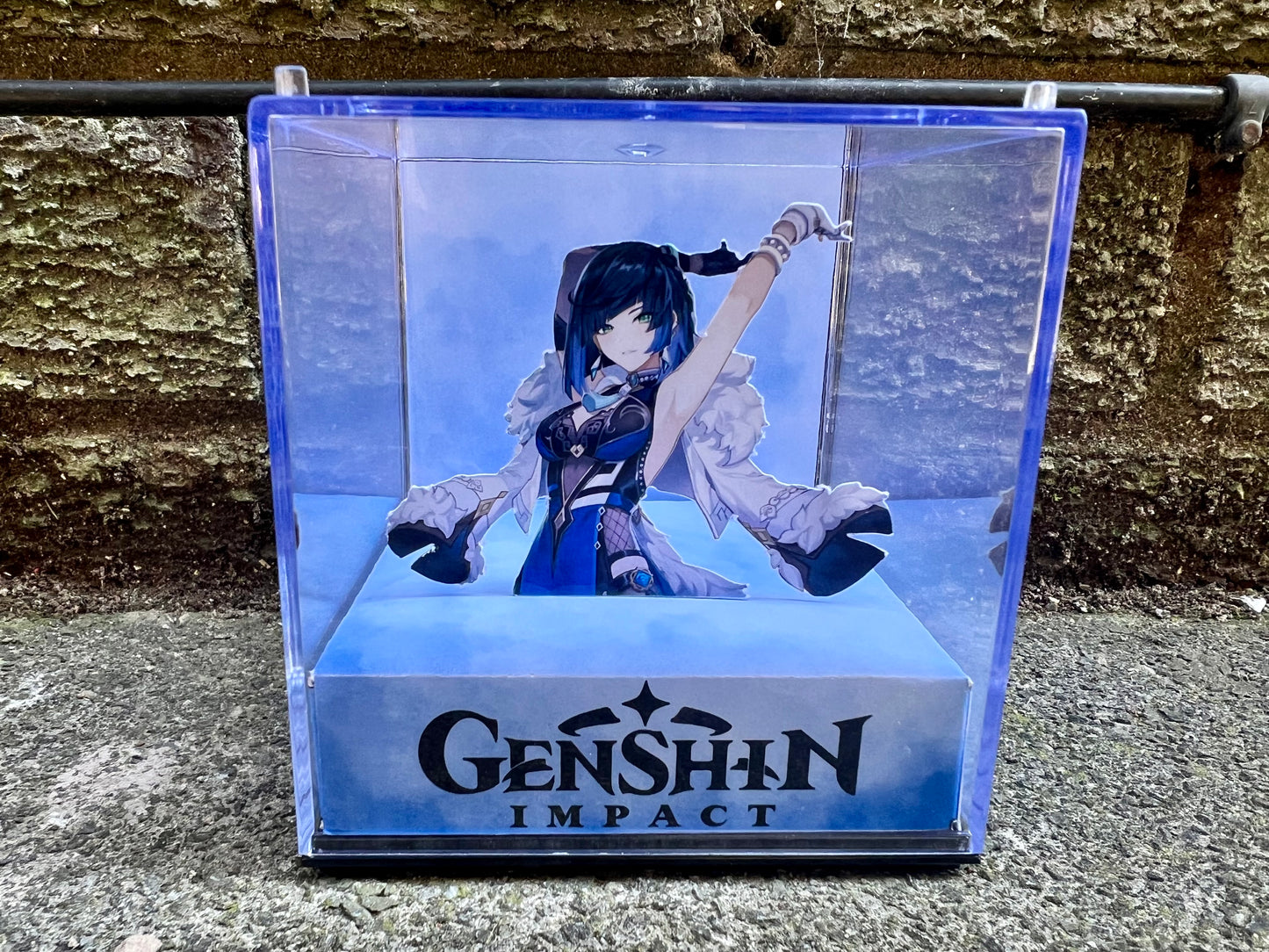 GENSHIN IMPACT - Yelan - 3D Game Cube Diorama