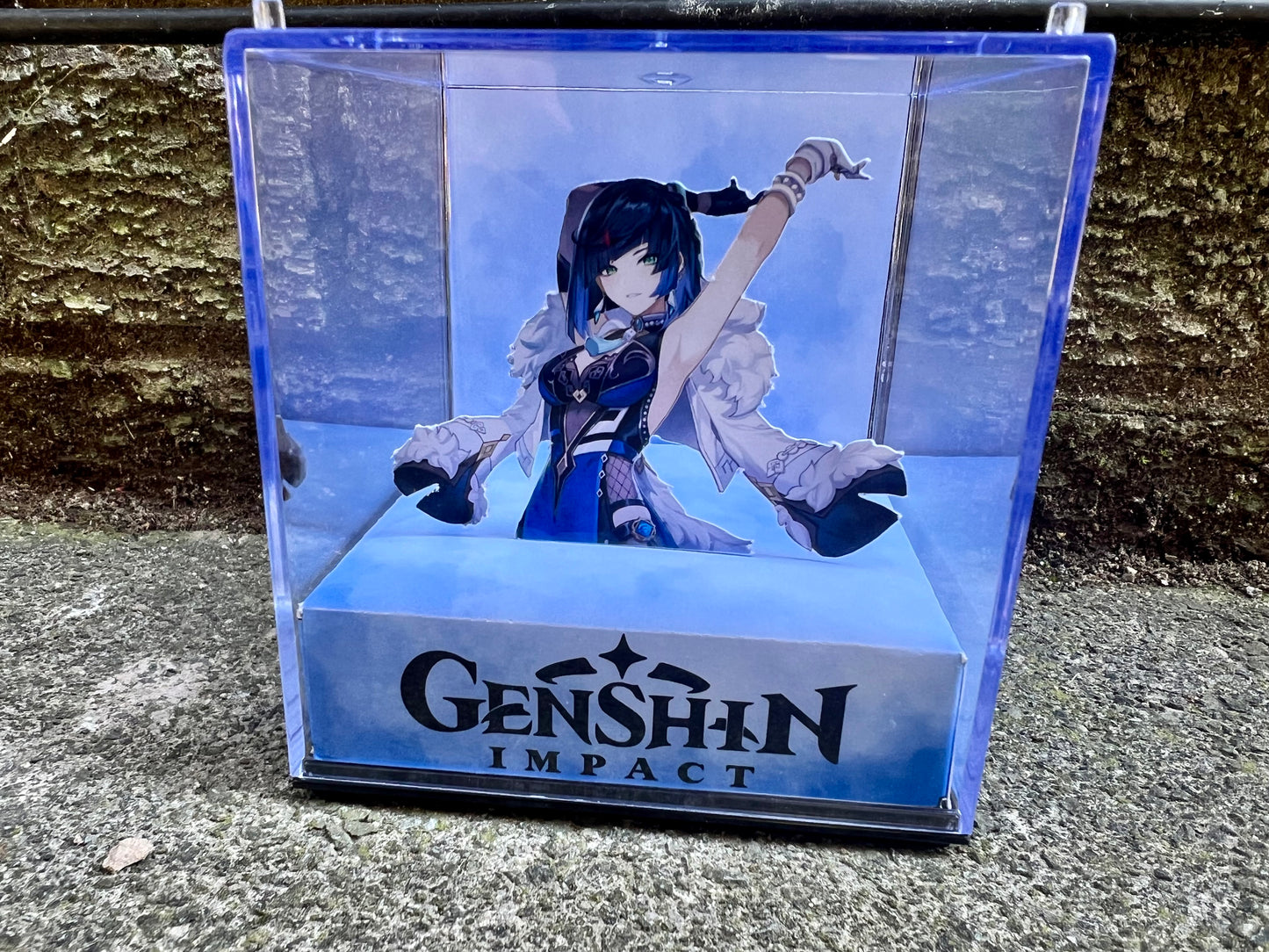 GENSHIN IMPACT - Yelan - 3D Game Cube Diorama