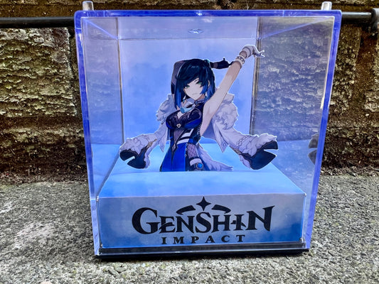 GENSHIN IMPACT - Yelan - 3D Game Cube Diorama