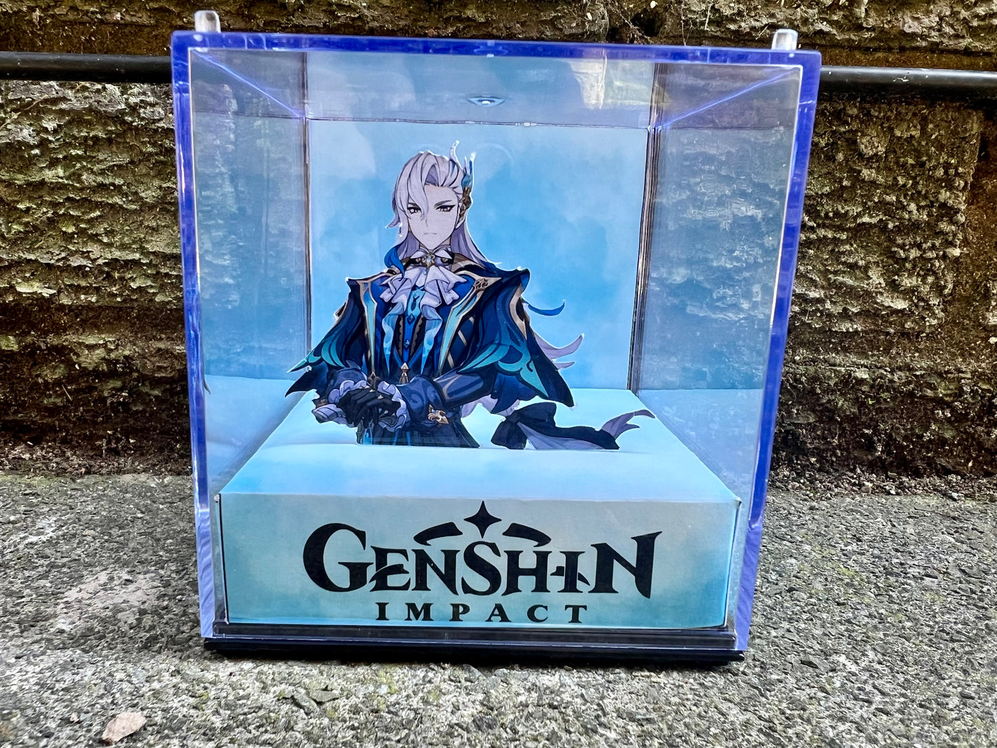 GENSHIN IMPACT - Neuvillette - 3D Game Cube Diorama