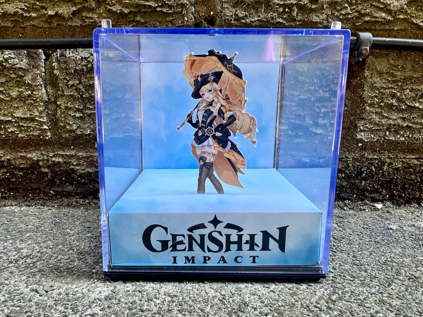 GENSHIN IMPACT - Navia - 3D Game Cube Diorama