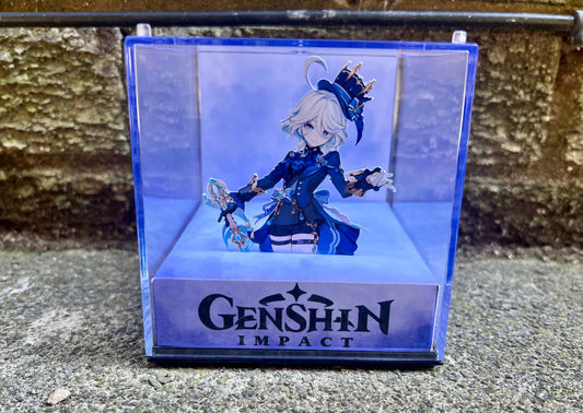 GENSHIN IMPACT - Furina - 3D Game Cube Diorama