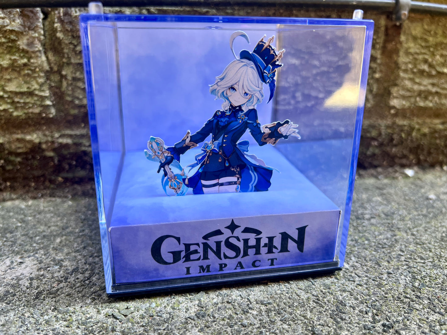 GENSHIN IMPACT - Furina - 3D Game Cube Diorama