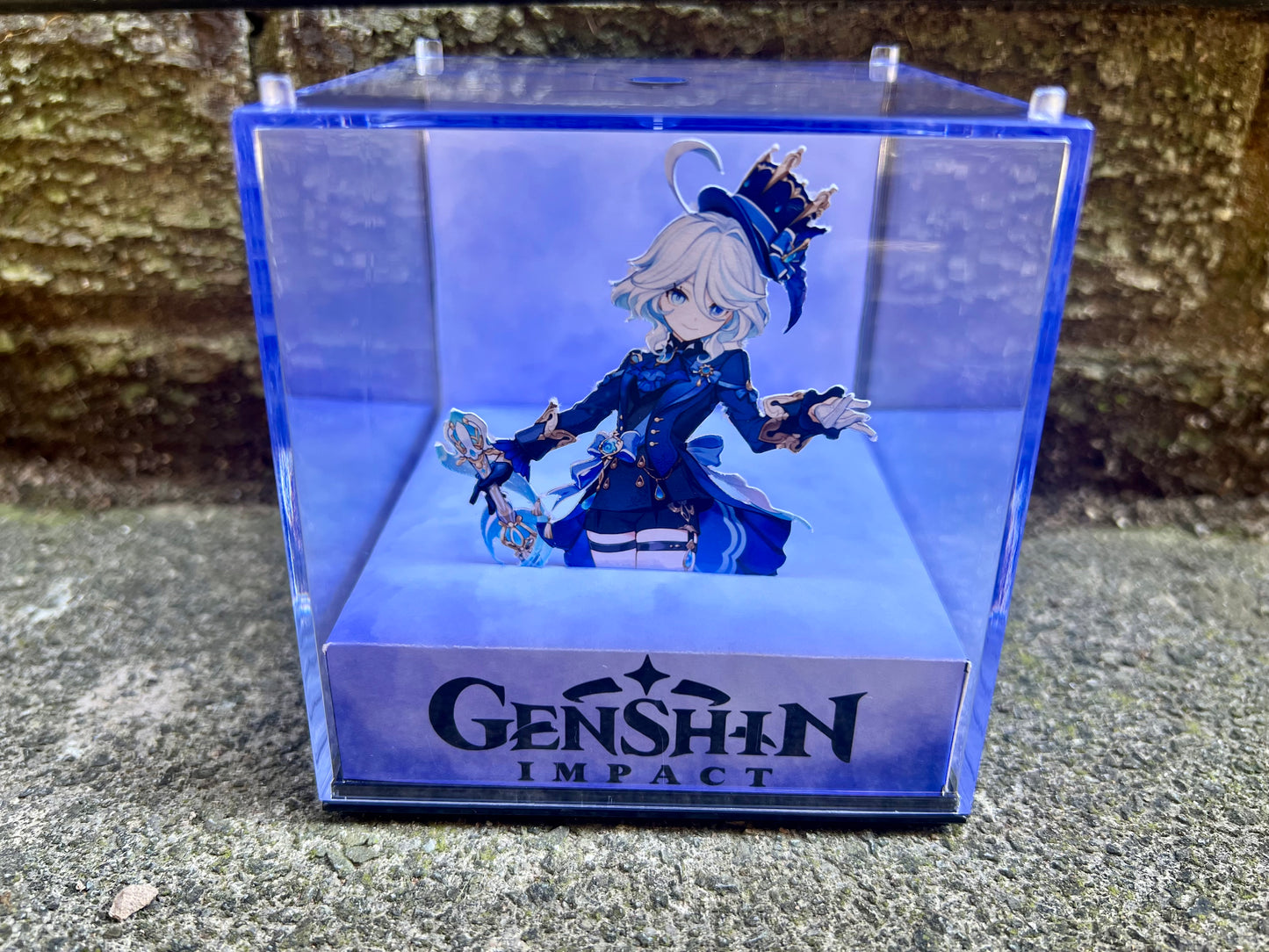 GENSHIN IMPACT - Furina - 3D Game Cube Diorama