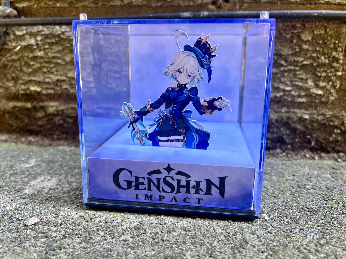 GENSHIN IMPACT - Furina - 3D Game Cube Diorama