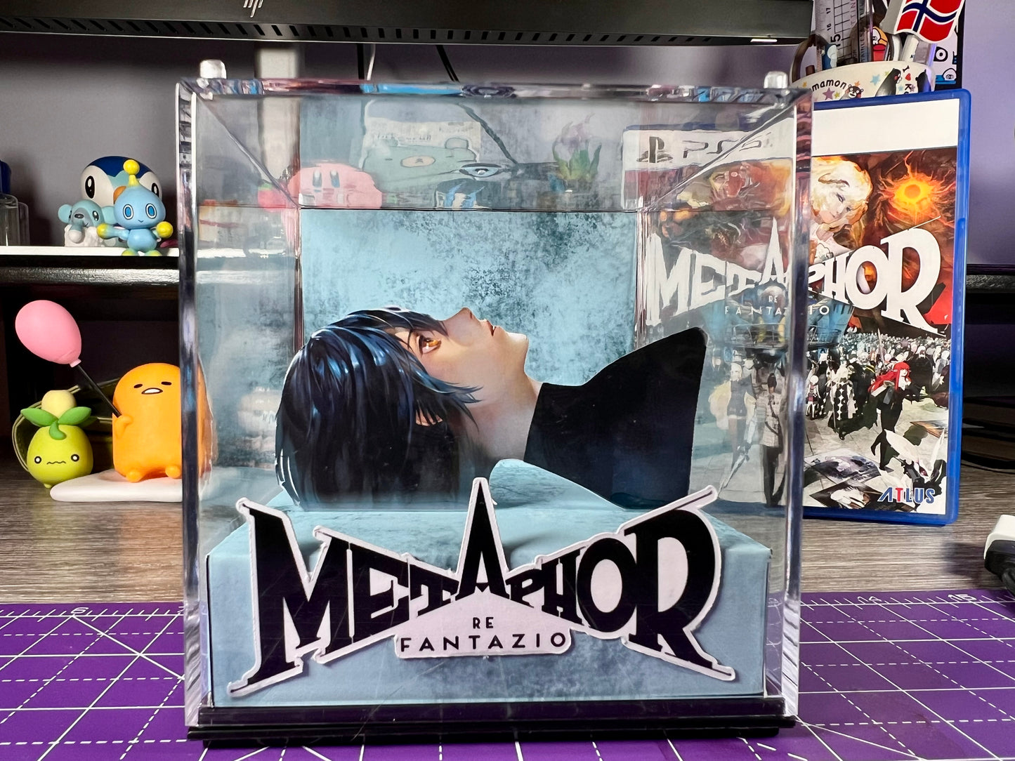 Metaphor ReFantazio Protagonist - 3D Game Cube Diorama