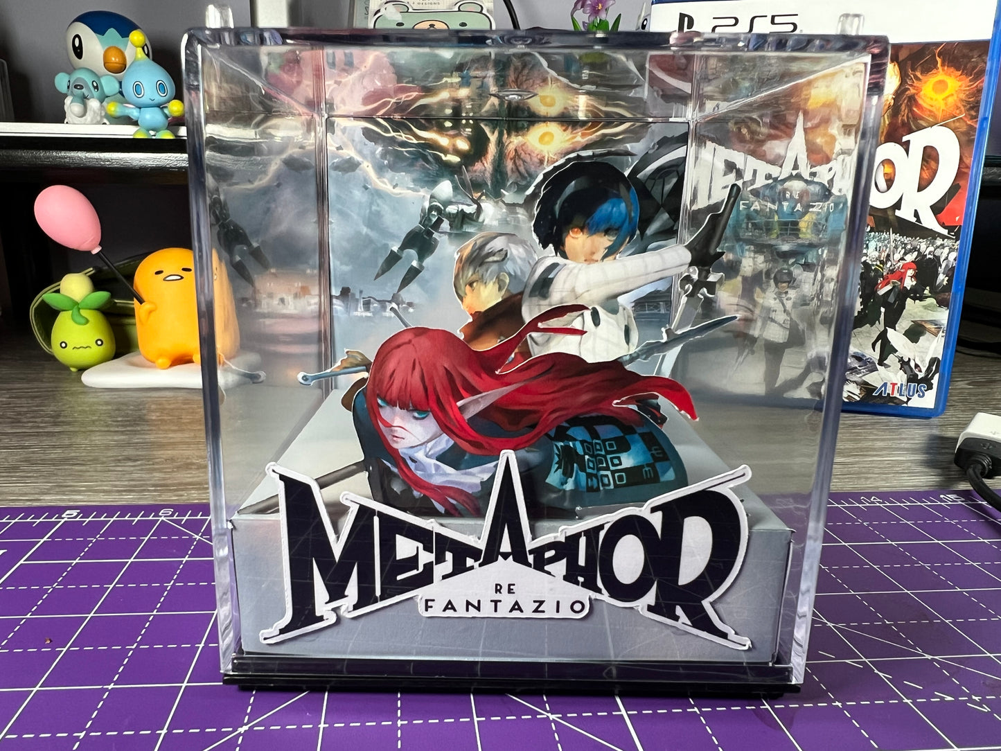 Metaphor ReFantazio - 3D Game Cube Diorama