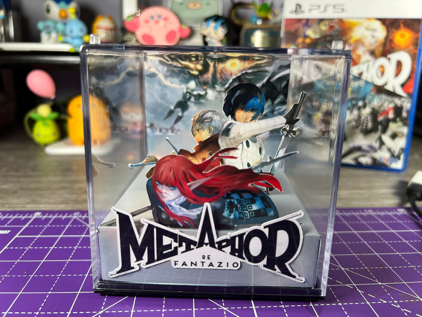 Metaphor ReFantazio - 3D Game Cube Diorama