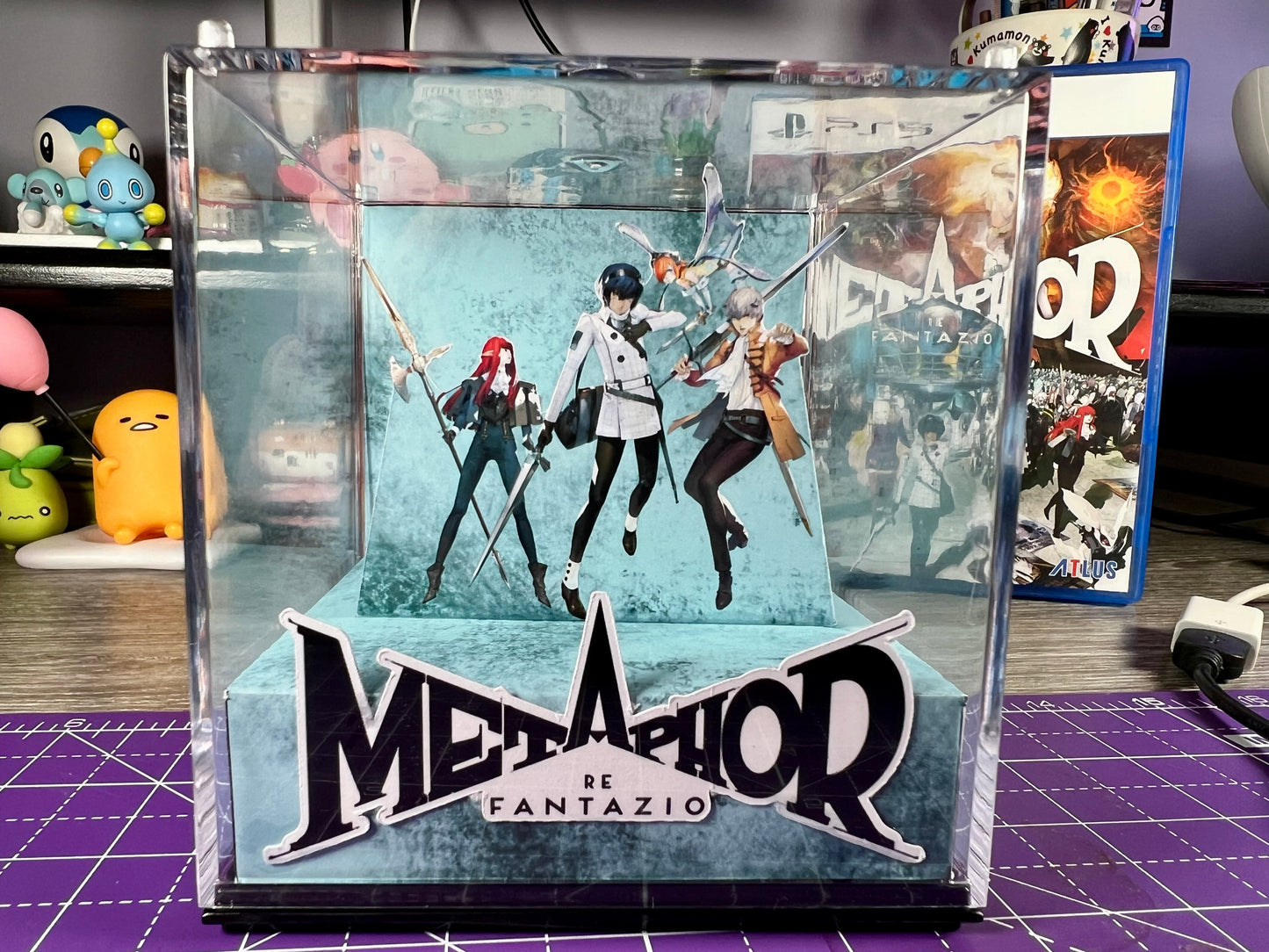 Metaphor ReFantazio Characters - 3D Game Cube Diorama