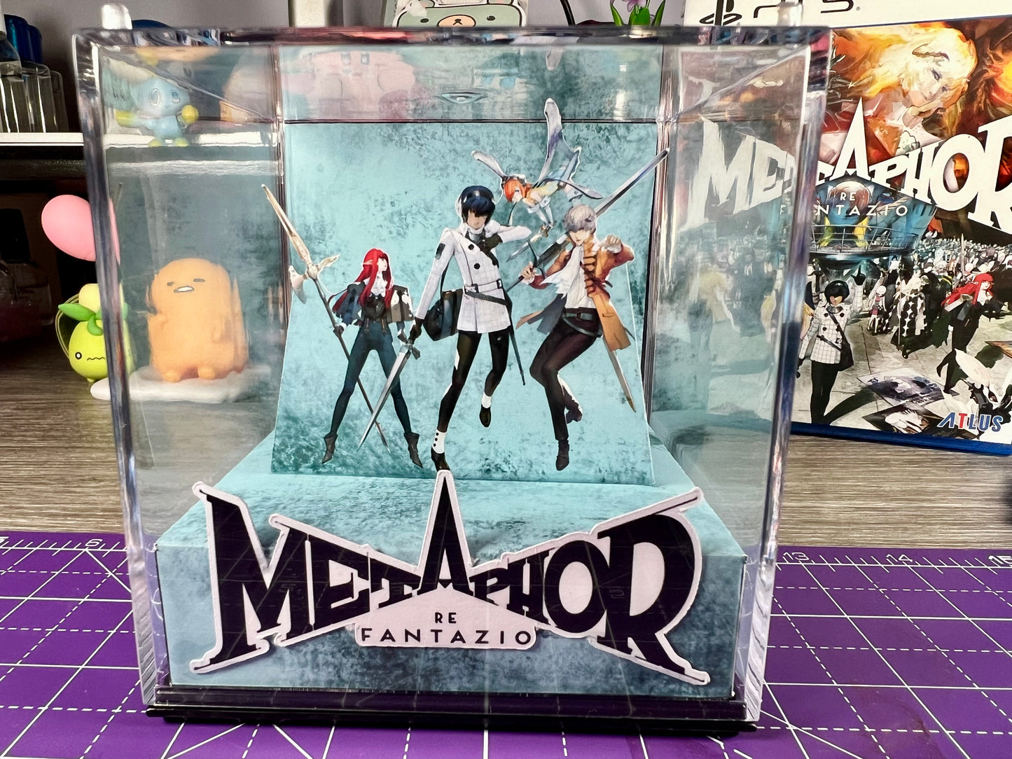 Metaphor ReFantazio Characters - 3D Game Cube Diorama