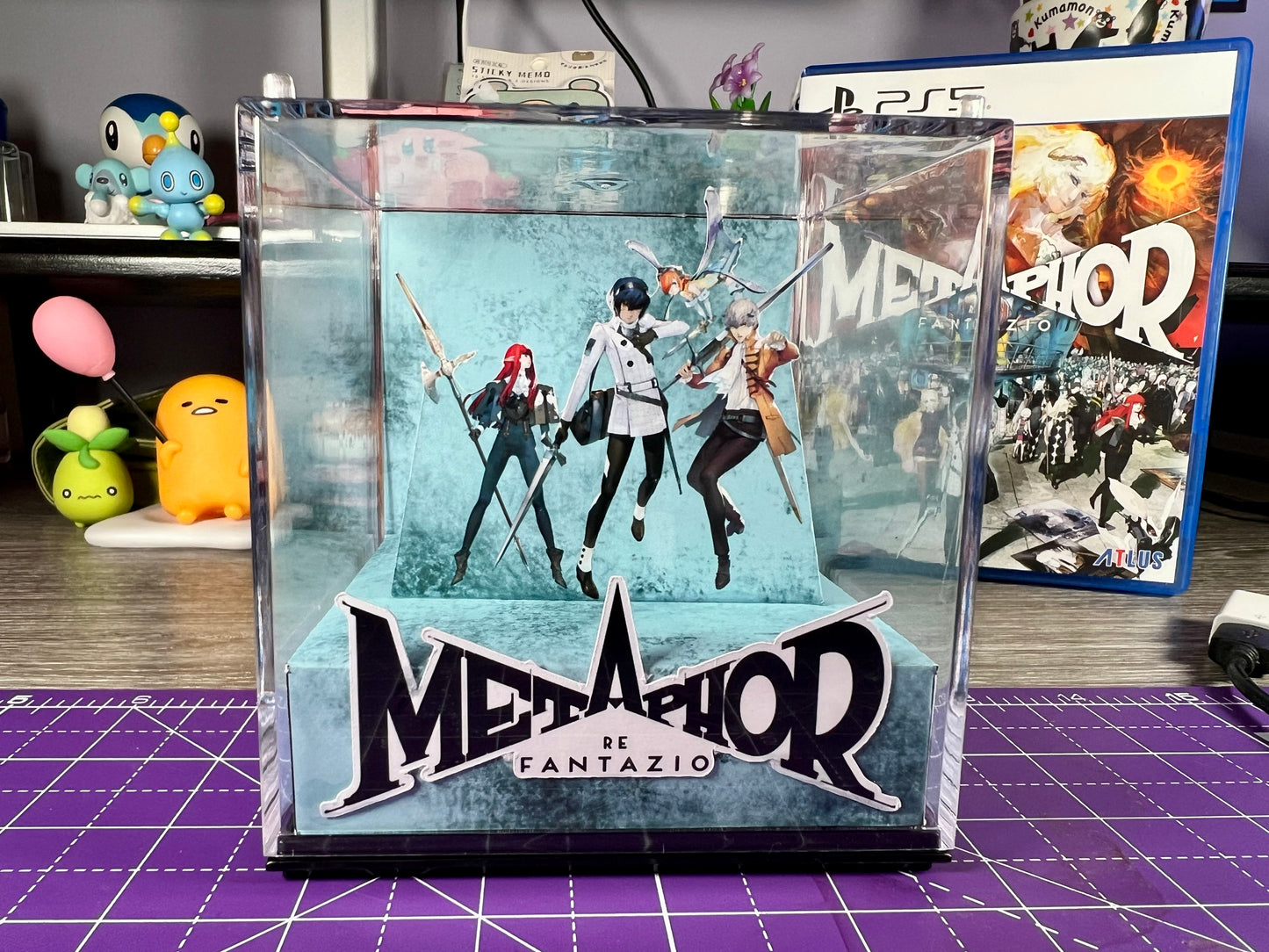 Metaphor ReFantazio Characters - 3D Game Cube Diorama