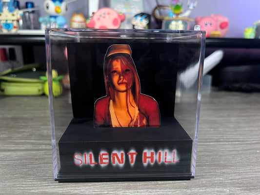 Silent Hill 1 - DOUBLE SIDED Nurse Lisa - 3D Game Cube Diorama