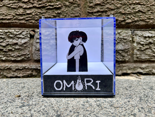 OMORI & SUNNY HUGGING - 3D Game Cube Diorama