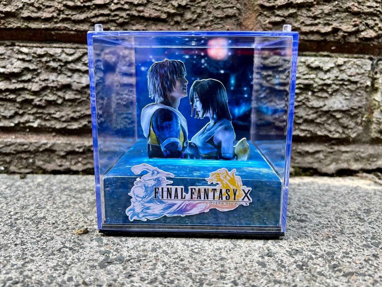 TIDUS & YUNA - Final Fantasy X - 3D Game Cube Diorama