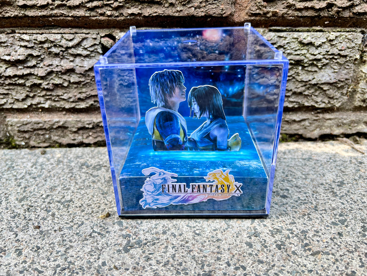 TIDUS & YUNA - Final Fantasy X - 3D Game Cube Diorama