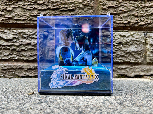 TIDUS & YUNA - Final Fantasy X - 3D Game Cube Diorama