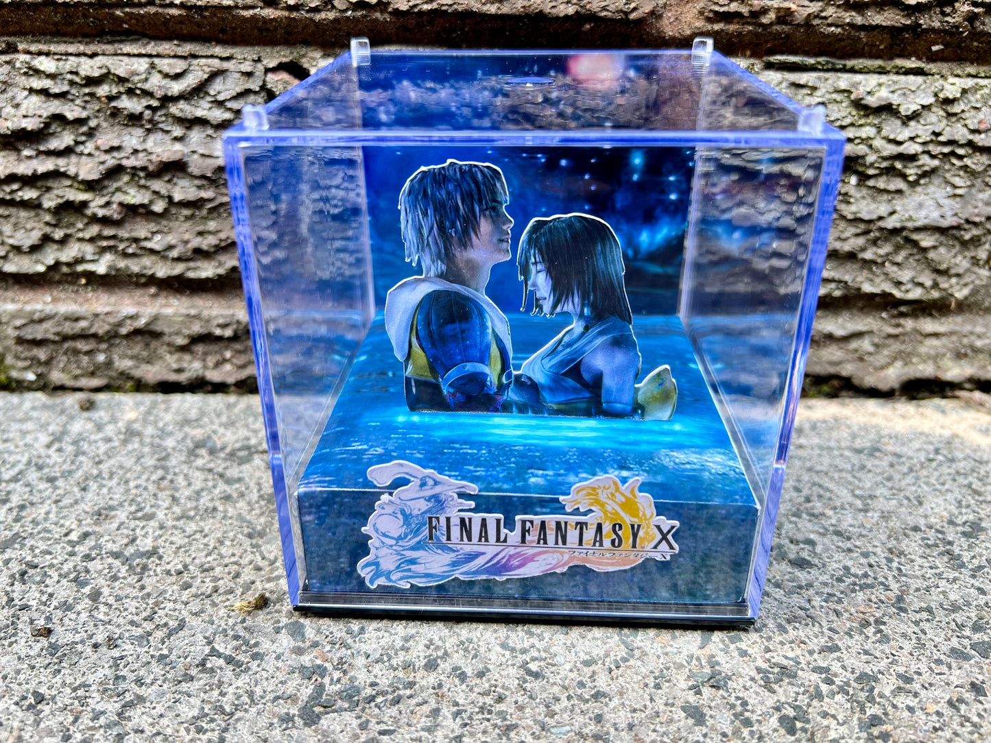 TIDUS & YUNA - Final Fantasy X - 3D Game Cube Diorama