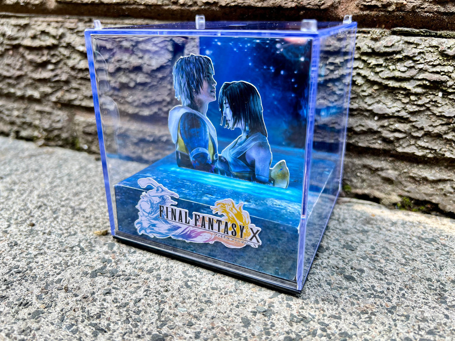 TIDUS & YUNA - Final Fantasy X - 3D Game Cube Diorama