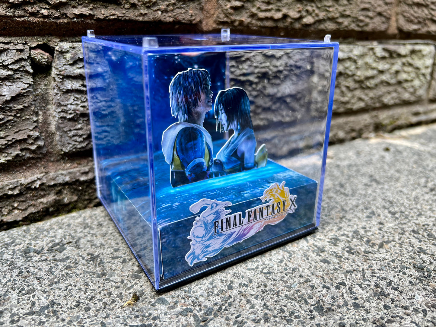 TIDUS & YUNA - Final Fantasy X - 3D Game Cube Diorama