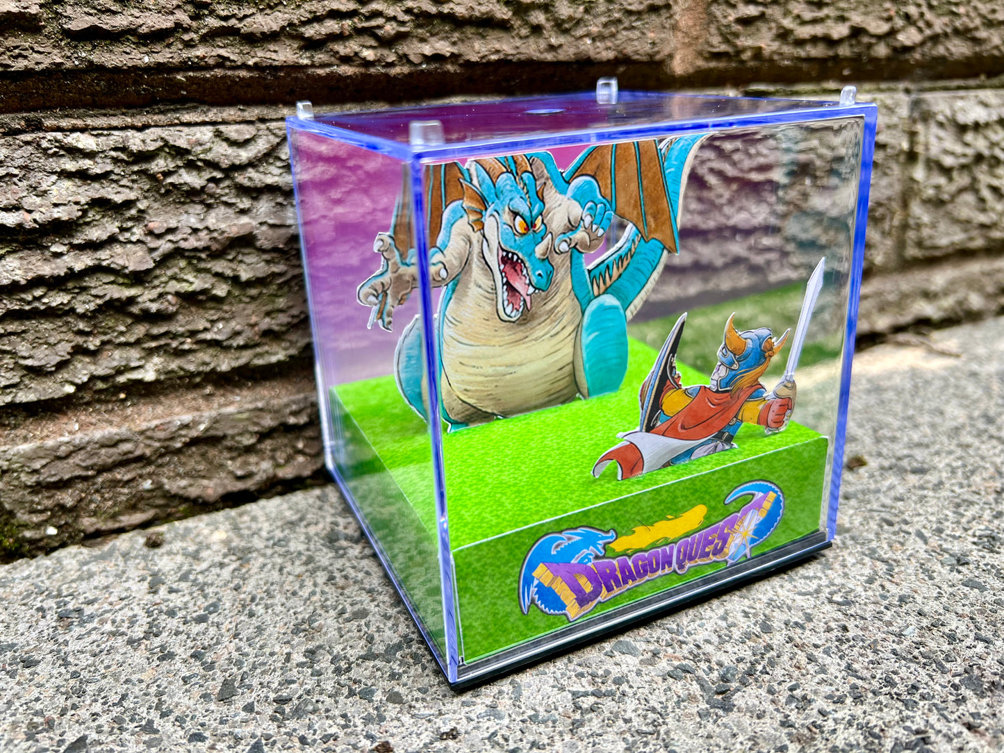 DRAGON QUEST - 3D Game Cube Diorama