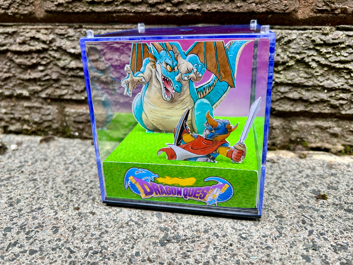 DRAGON QUEST - 3D Game Cube Diorama