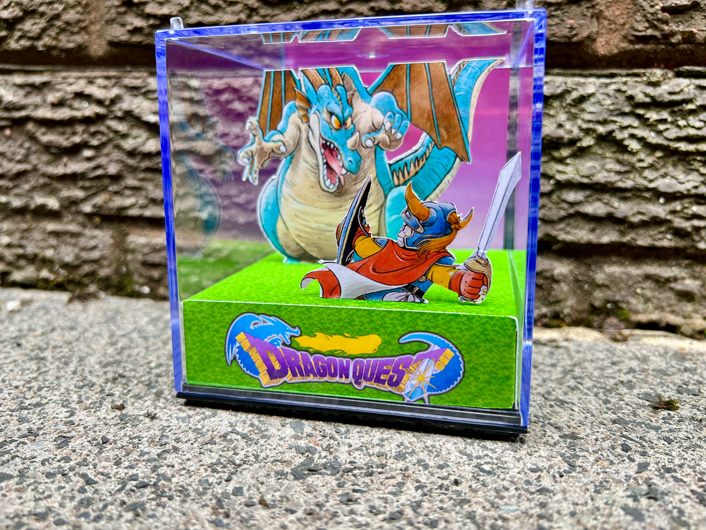 DRAGON QUEST - 3D Game Cube Diorama