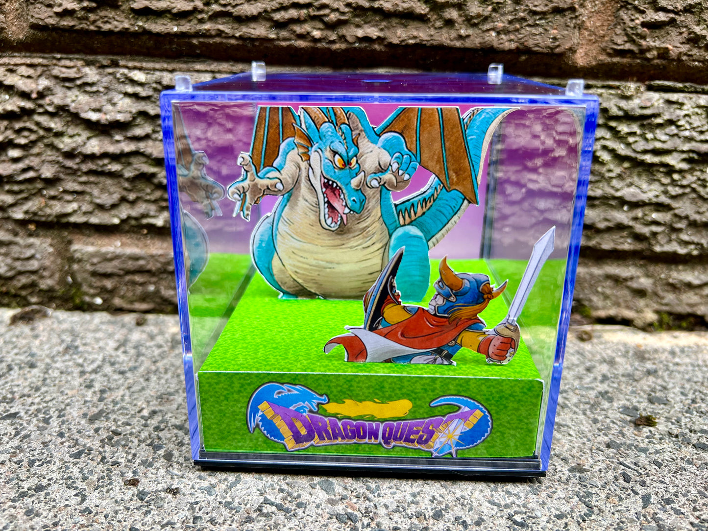 DRAGON QUEST - 3D Game Cube Diorama