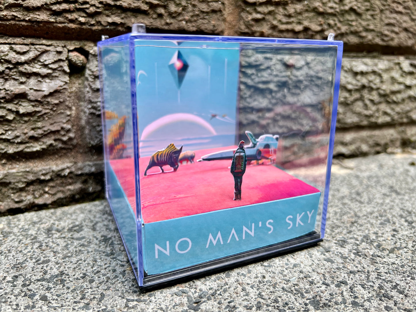 NO MAN'S SKY - 3D Game Cube Diorama