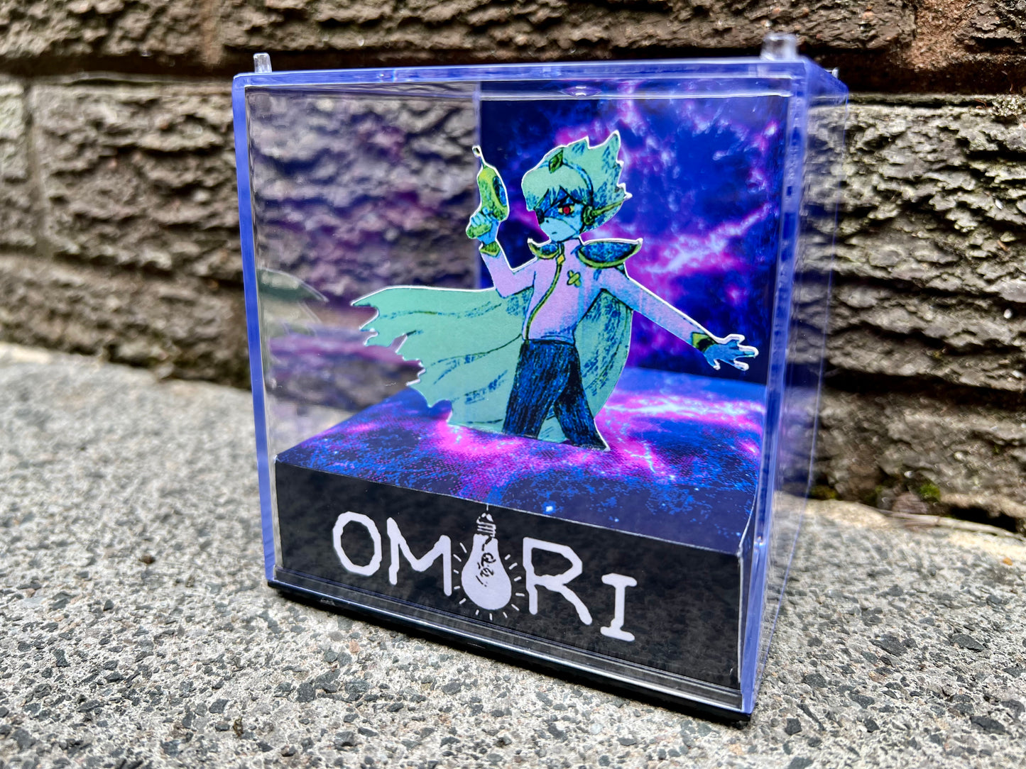 OMORI SPACE BOYFRIEND - 3D Game Cube Diorama