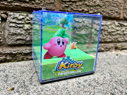 KIRBY and the FORGOTTEN LAND - 3D Game Cube Diorama