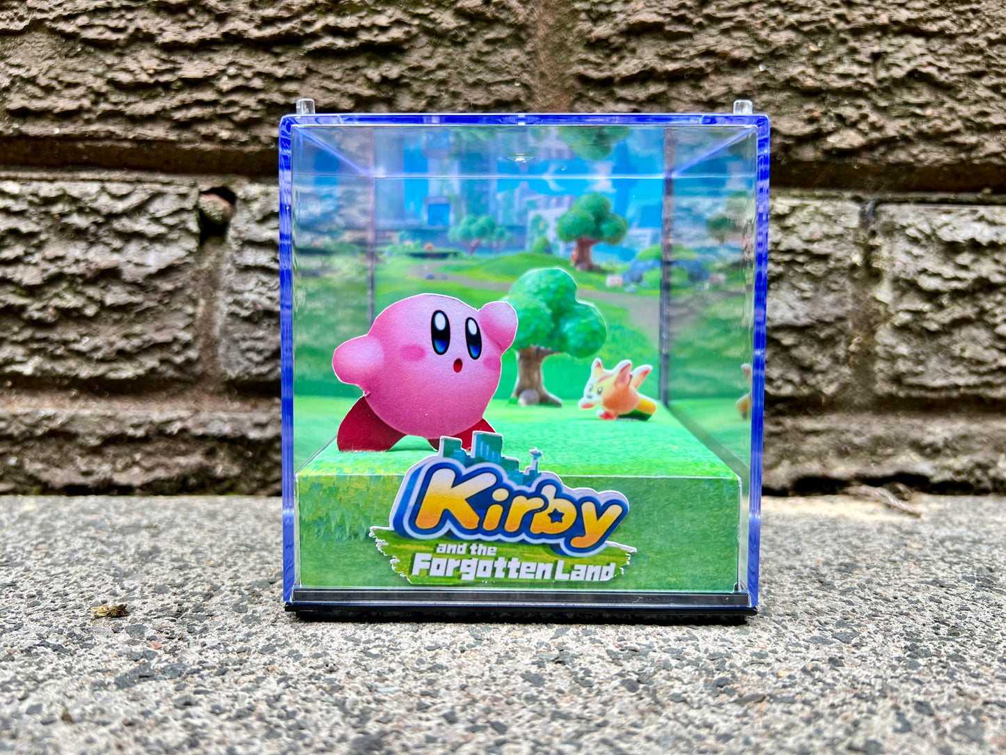 KIRBY and the FORGOTTEN LAND - 3D Game Cube Diorama