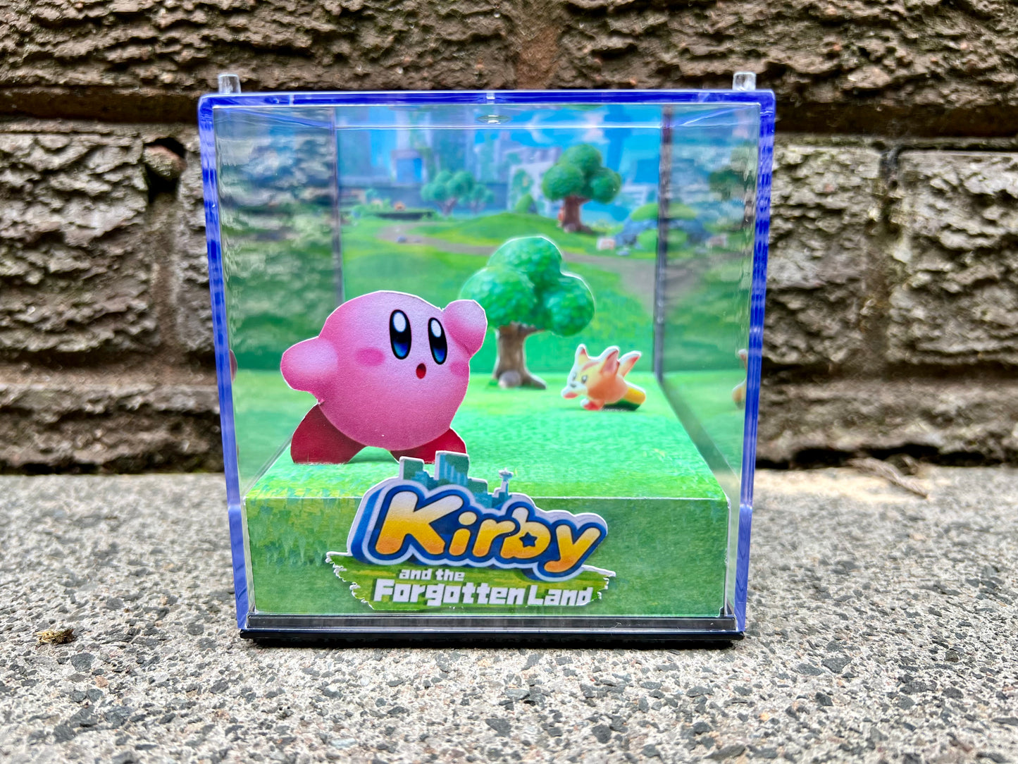 KIRBY and the FORGOTTEN LAND - 3D Game Cube Diorama