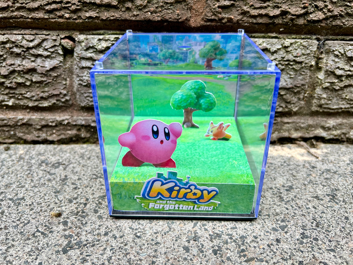 KIRBY and the FORGOTTEN LAND - 3D Game Cube Diorama