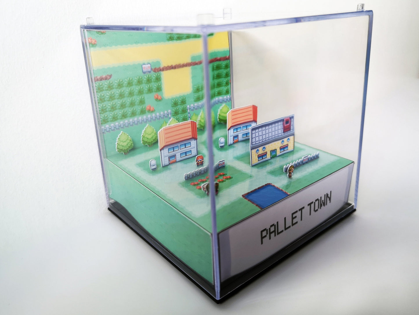 POKEMON PALLET TOWN Fire Red / Leaf Green - Game Cube Diorama